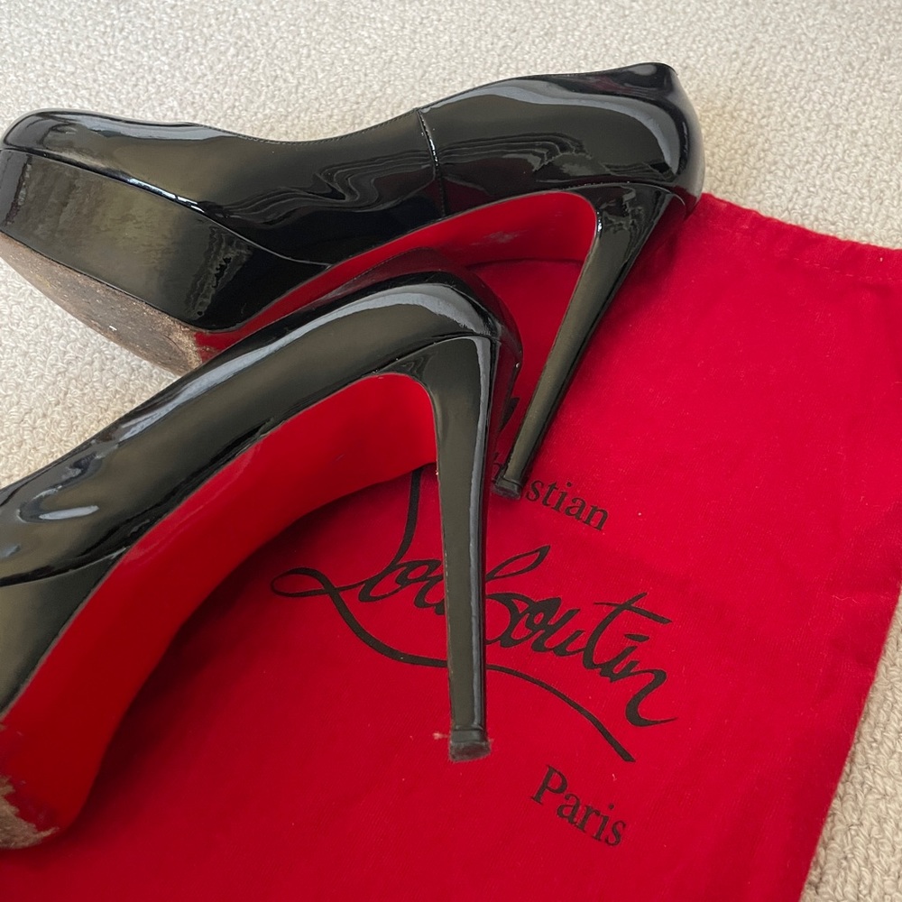 Christian Louboutin Black Patent Hells